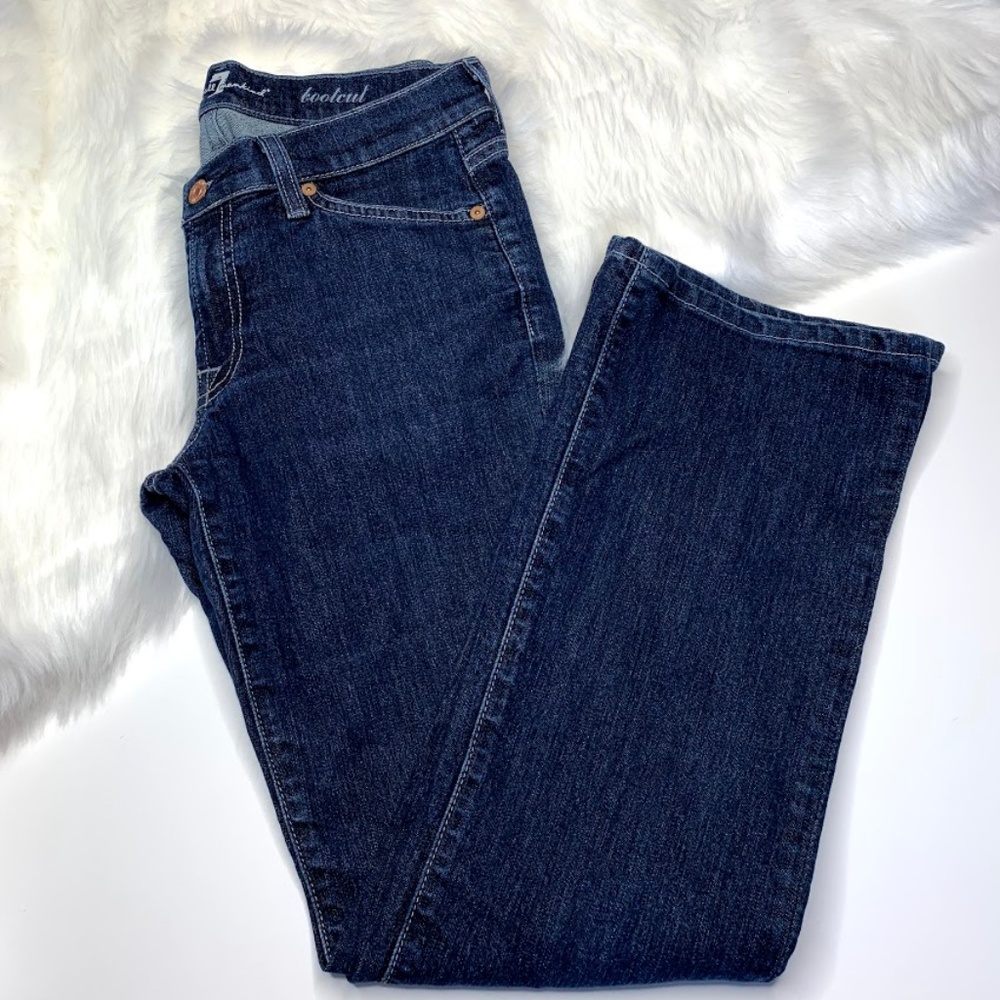 7FAMK Bootcut U075BJ702S Dark Rinse Denim